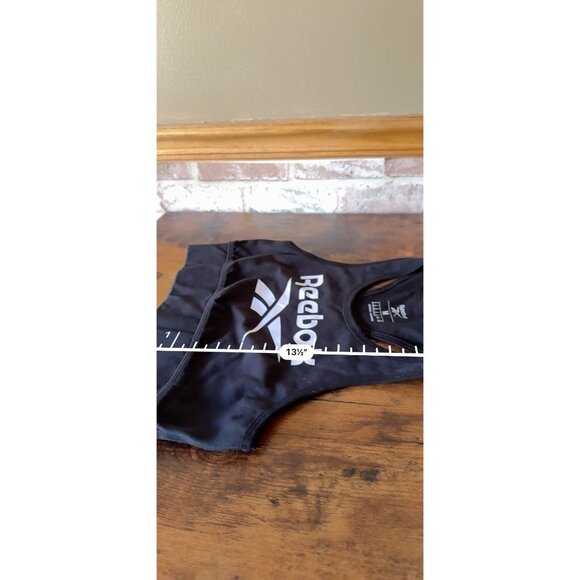 Reebok Womens Black Sports Bra Medium - Picture 11 of 13
